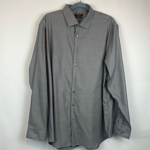 Kenneth Cole Gray Dress Shirt Classic Fit - Picture 1 of 3